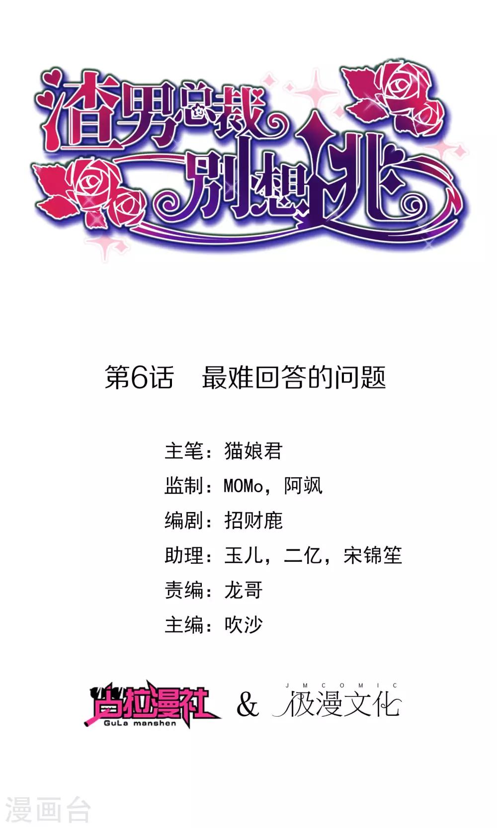 渣男總裁別想逃 - 第6話 最難回答的問題 - 1